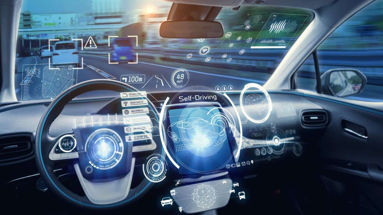 Imagem de tecnologia no carro